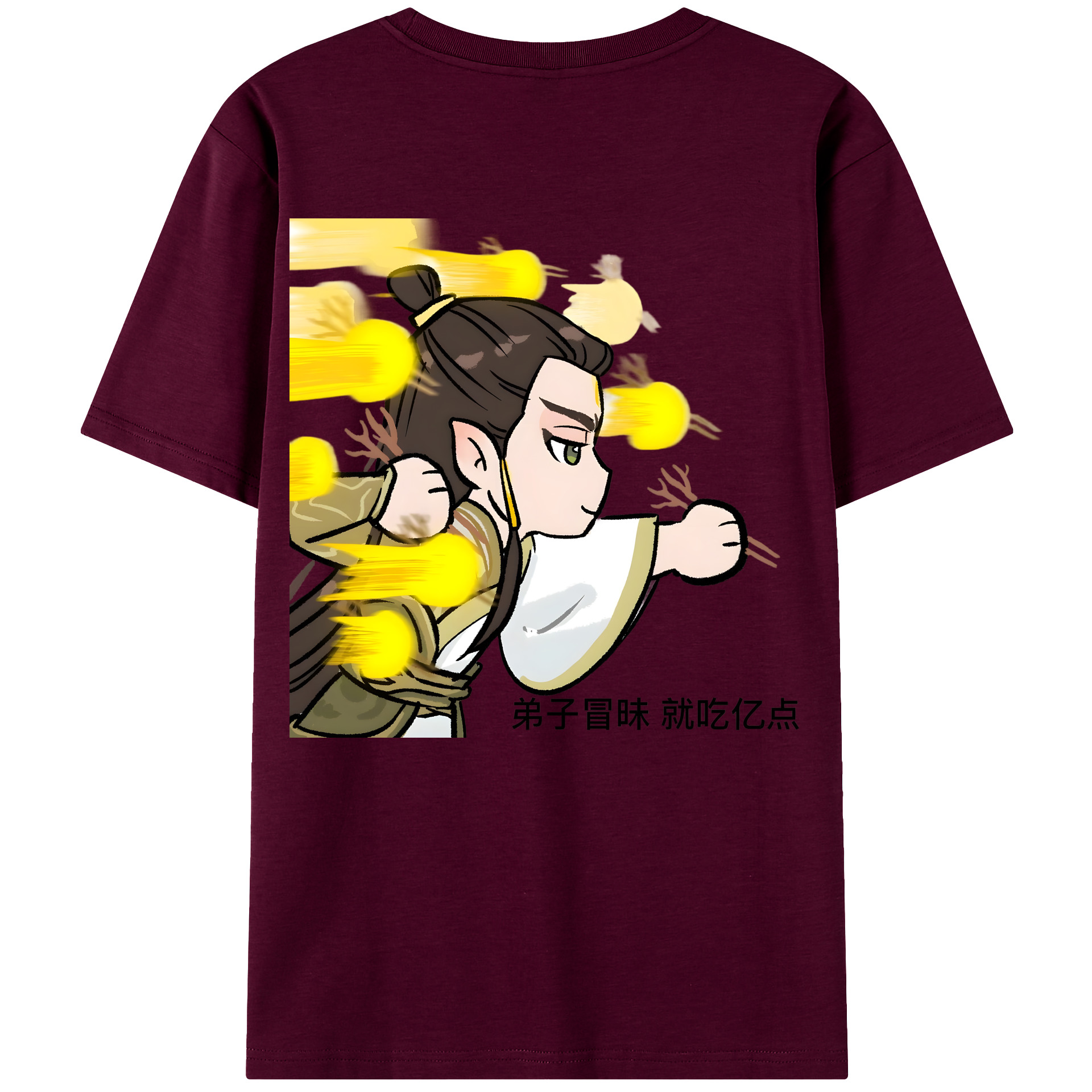 （画像用） Ne Zha 2 ナタ 魔童の大暴れ レディース半袖Tシャツ(バックプリント)